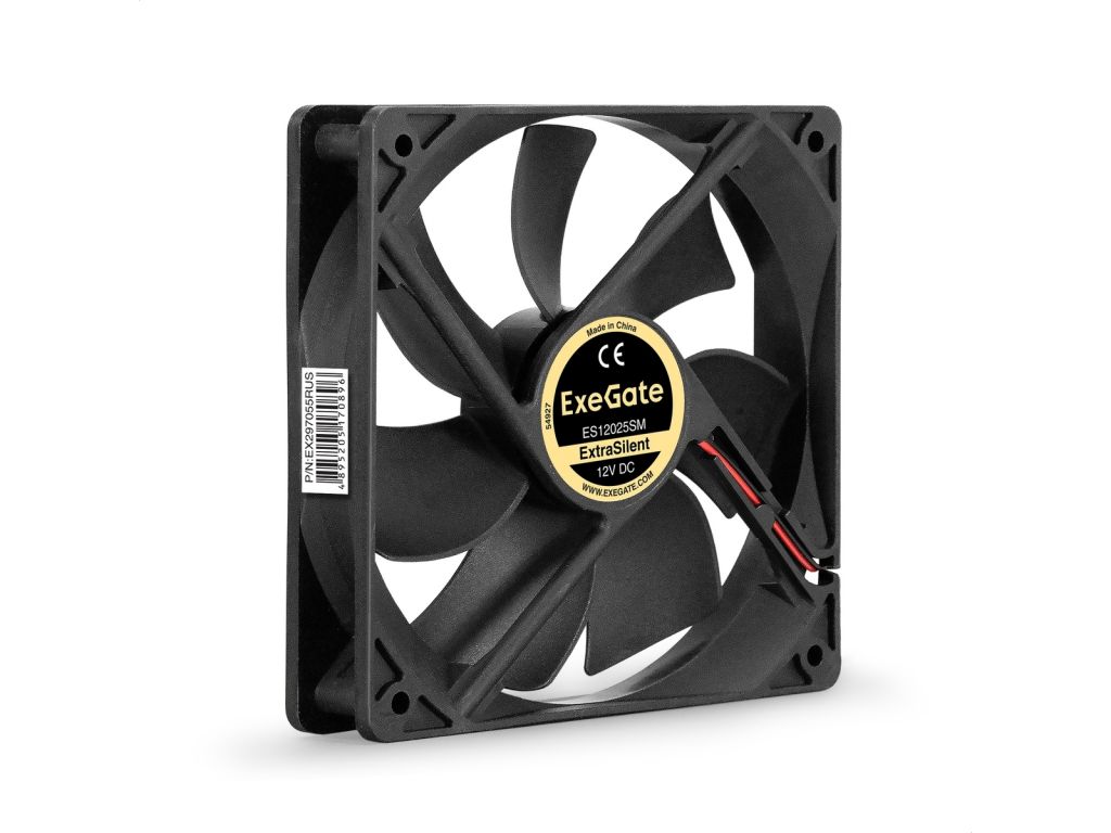 Вентилятор для корпуса ExeGate ExtraSilent ES12025SM EX297055RUS