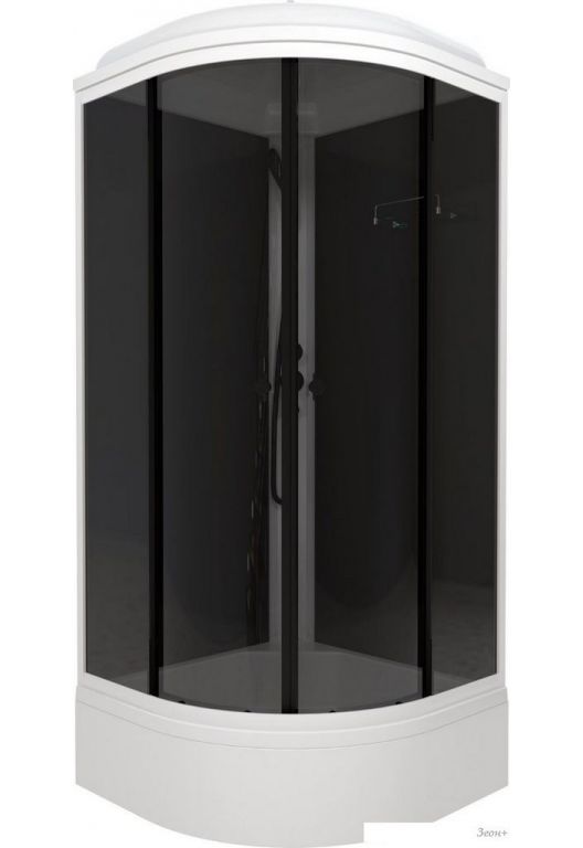 Душевая кабина Triton Грэй-Блэк B 90х90