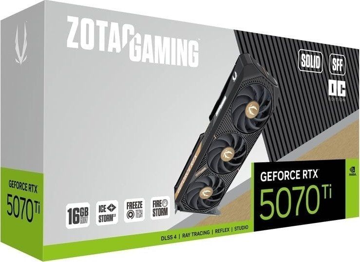 Видеокарта ZOTAC Gaming GeForce RTX 5070 Ti Solid SFF OC ZT-B50710J3-10P