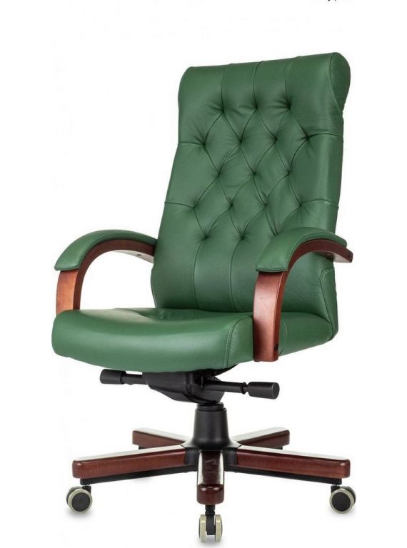 Офисное кресло Бюрократ T-9928WALNUT (зеленый)