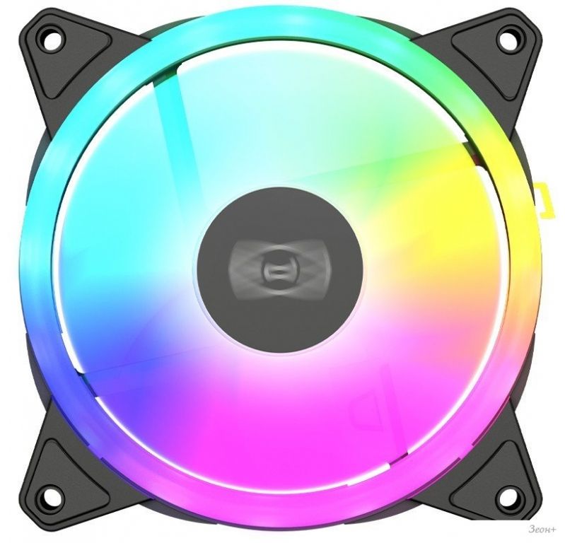 Комплект вентиляторов для корпуса PCCooler F3 T120 ARGB (черный, 3 шт.)