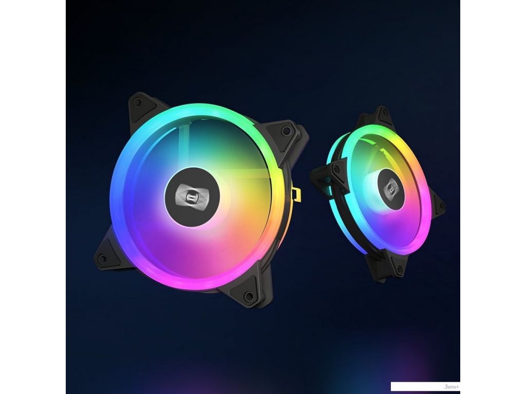 Комплект вентиляторов для корпуса PCCooler F3 T120 ARGB (черный, 3 шт.)
