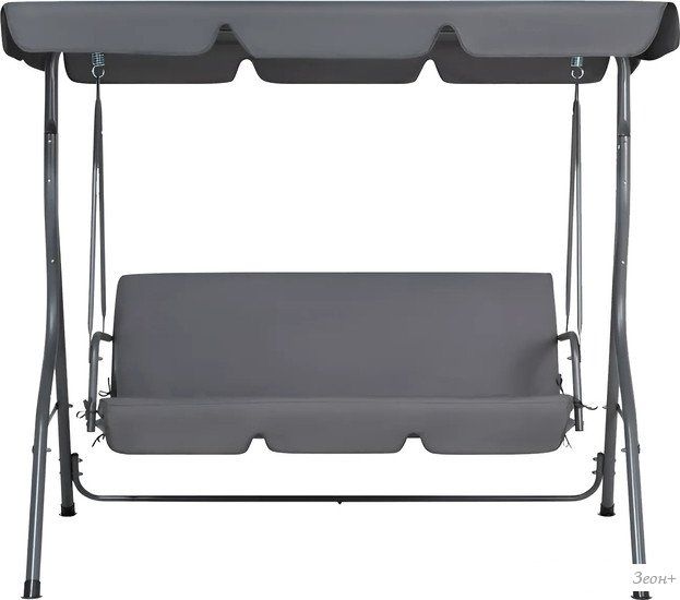 Садовые качели National Tree Company Simple с тентом К-1 DS-186 (серый)