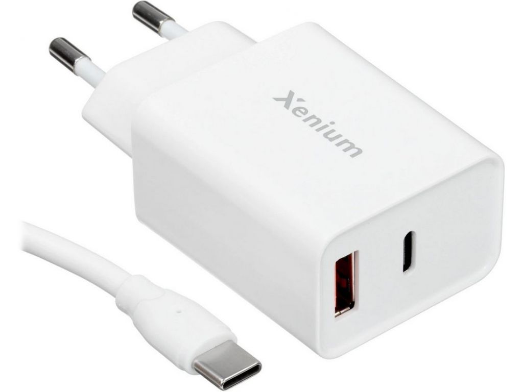 Сетевое зарядное Xenium X252 (белый)