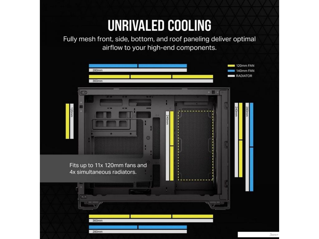 Корпус Corsair 2500D Airflow CC-9011263-WW