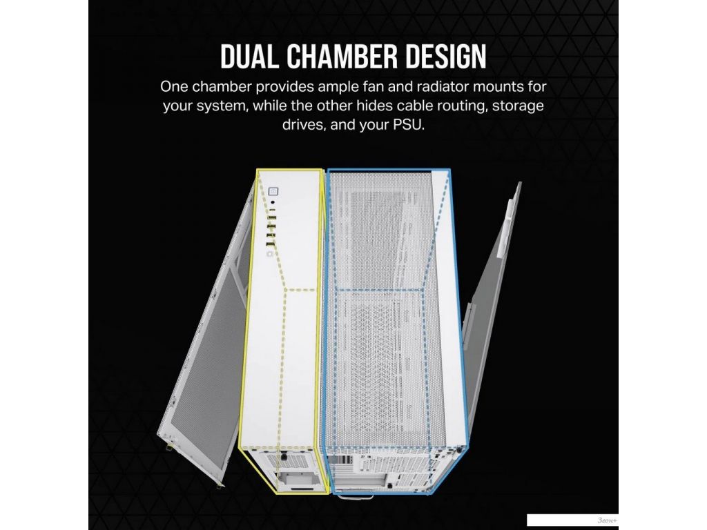 Корпус Corsair 6500D Airflow Dual Chamber CC-9011260-WW
