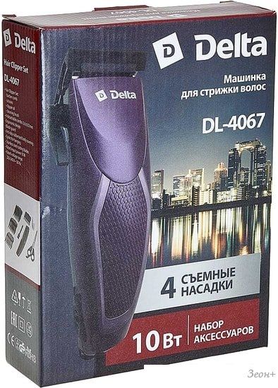 Машинка для стрижки волос Delta DL-4067 (черный)