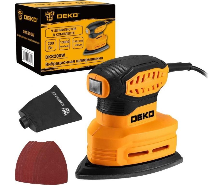 Дельташлифмашина Deko DKS200W 083-1200