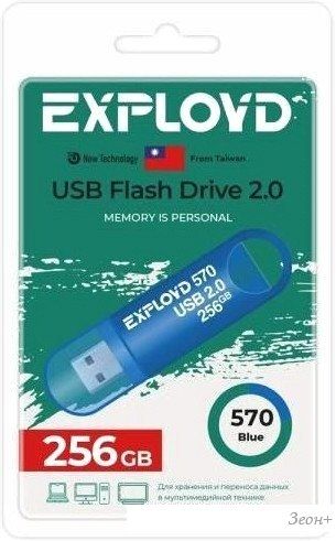 USB Flash Exployd 570 256GB (синий)