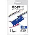 USB Flash Exployd 580 64GB (синий)