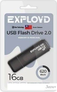 USB Flash Exployd 620 16GB (черный)