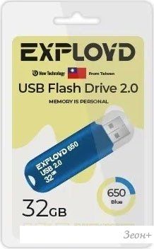 USB Flash Exployd 650 32GB (синий)