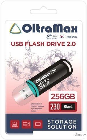 USB Flash OltraMax 230 256GB (черный)