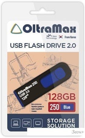 USB Flash OltraMax 250 128GB (синий)