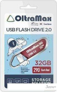USB Flash OltraMax 290 32GB (красный)