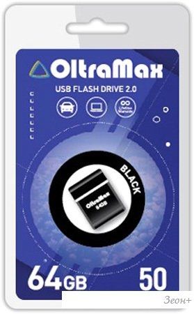 USB Flash Oltramax 50 64GB (черный)