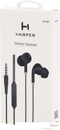 Наушники Harper HV-407 (черный)