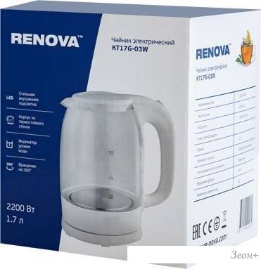 Электрический чайник Renova KT-17G-03W