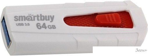 USB Flash Smart Buy Iron 64GB (белый)
