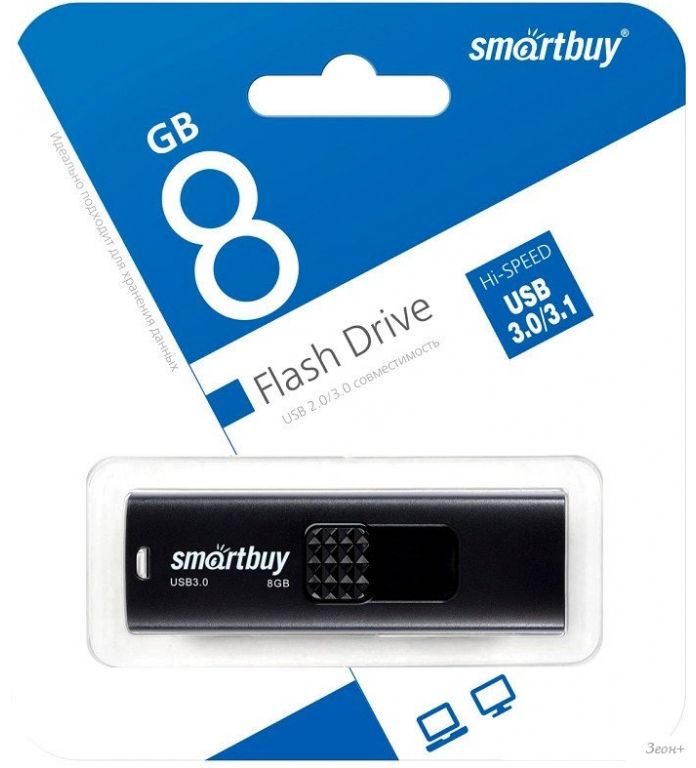 USB Flash SmartBuy Fashion 8GB (черный)