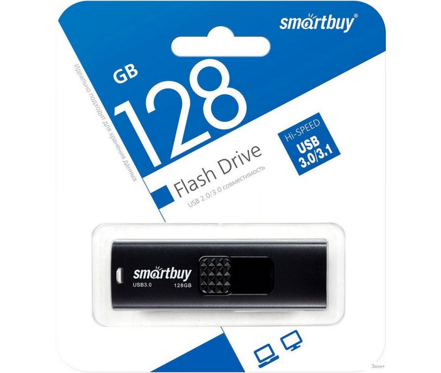 USB Flash SmartBuy Fashion 128GB (черный)