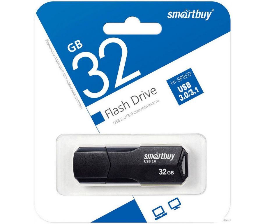 USB Flash SmartBuy Clue 3.0 32GB (черный)