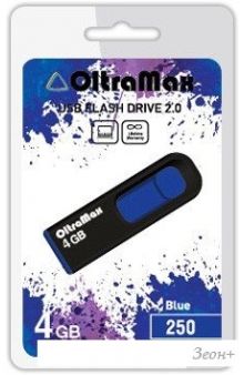 USB Flash Oltramax 250 4GB () [OM-4GB-250-Blue]