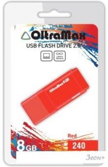 USB Flash Oltramax 240 8GB () [OM-8GB-240-Red]