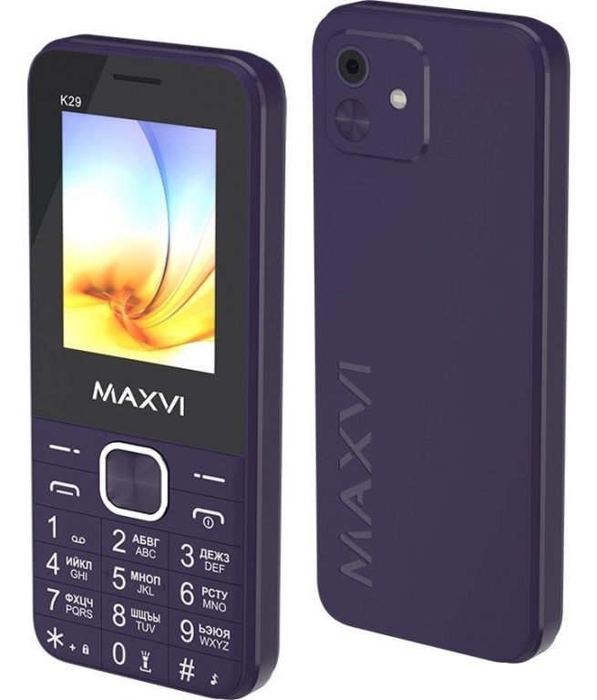 Телефон Maxvi K29 (фиолетовый)