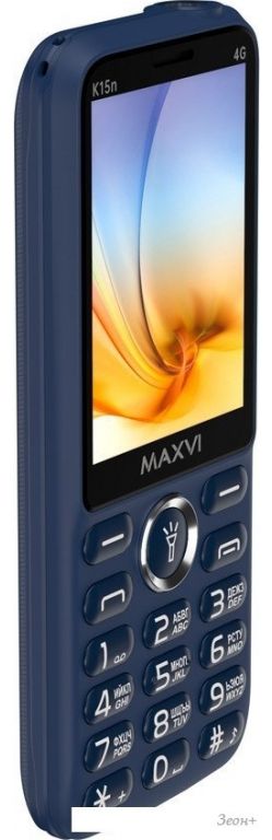 Телефон Maxvi K15n 4G (синий)
