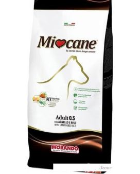 Сухой корм для собак Miocane Adult 0.5 с ягненком и рисом 20 кг