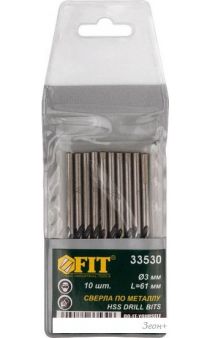 Набор сверл FIT 33530