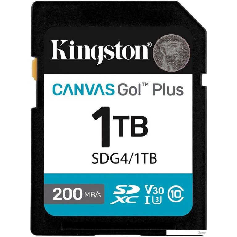 Карта памяти Kingston Canvas Go! Plus SDXC 1TB SDG4/1TB