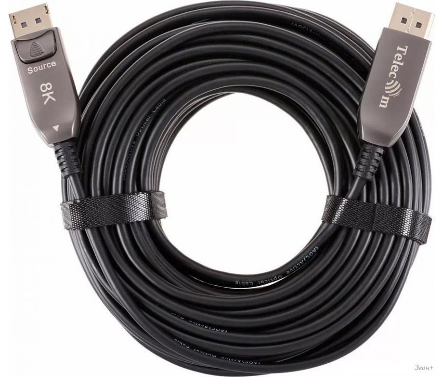 Кабель Telecom TCG2130-50M DisplayPort - DisplayPort (50 м, черный)