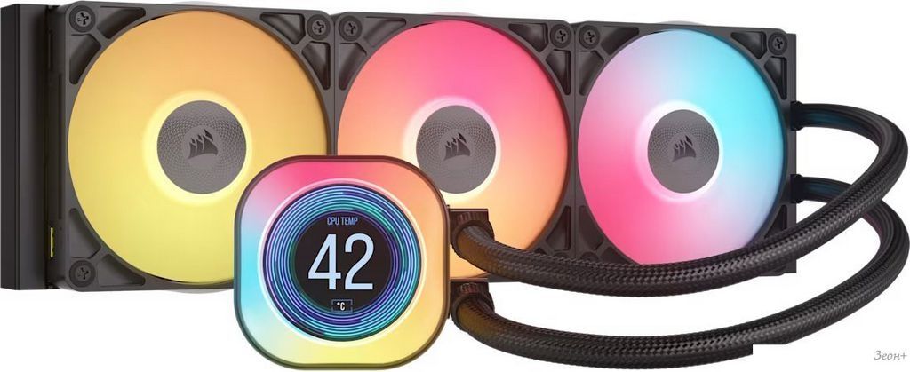 Система жидкостного охлаждения для процессора Corsair iCUE LINK TITAN 360 RX LCD CW-9061023-WW