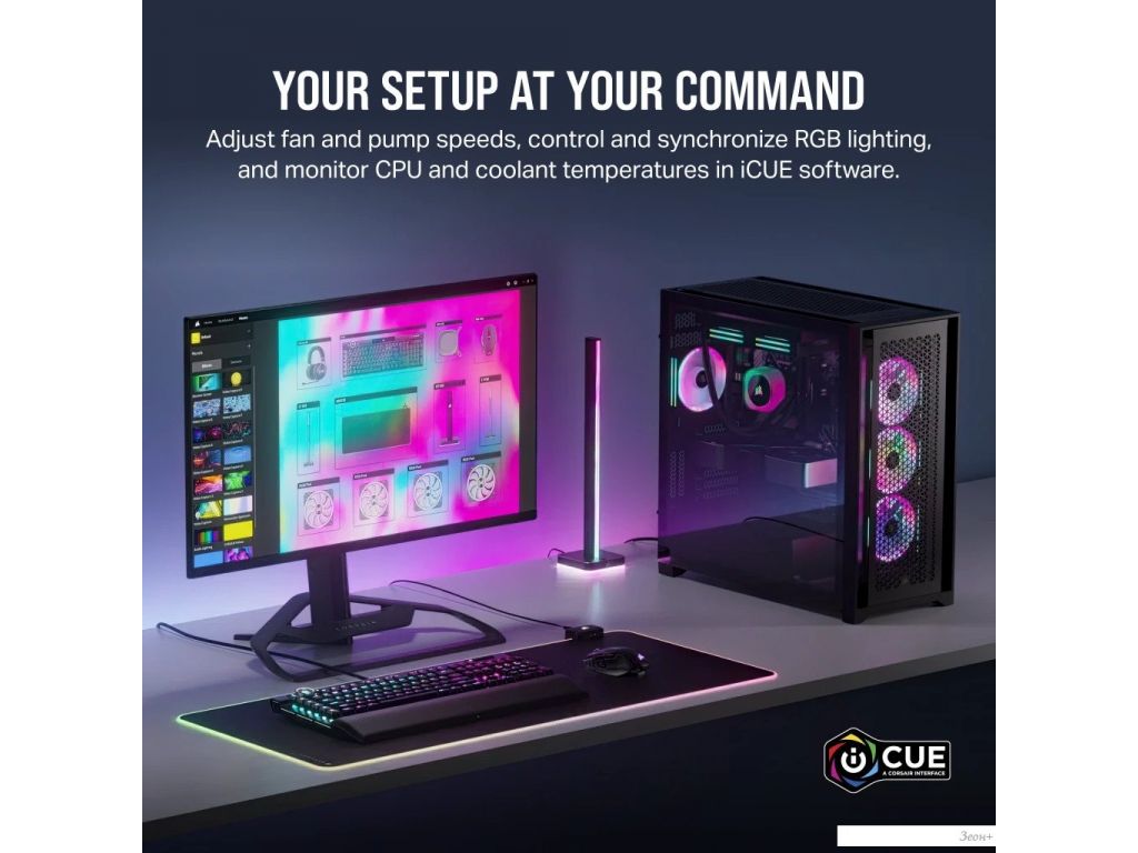 Жидкостное охлаждение для процессора Corsair iCUE LINK H150i RGB CW-9061003-WW