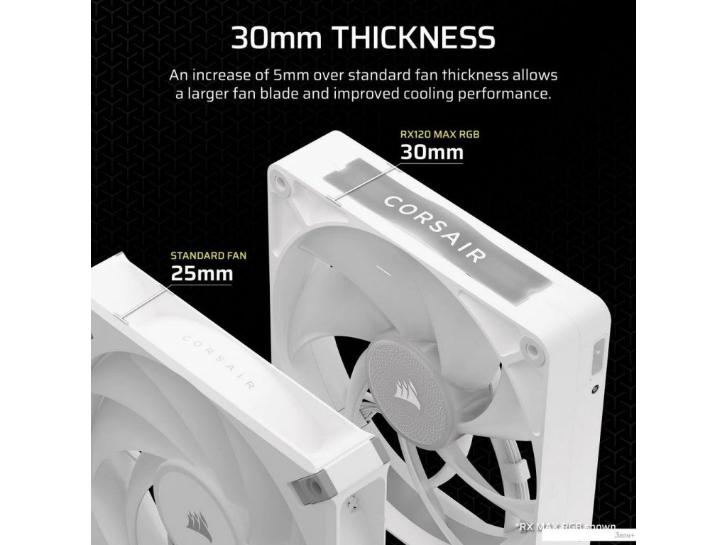 Вентилятор для корпуса Corsair iCUE LINK RX120 MAX RGB Triple Pack CO-9051038-WW