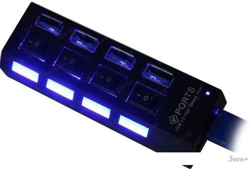 USB-хаб SmartBuy SBHA-7304-B