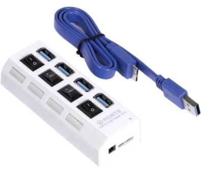 USB- SmartBuy SBHA-7304-W