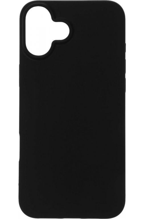 Чехол (клип-кейс) BoraSCO для Apple iPhone 16 Plus Silicone Case черный (73521)
