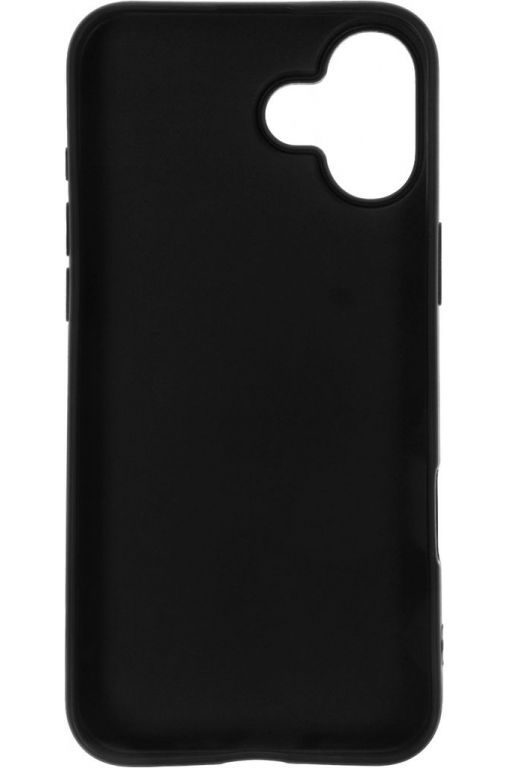 Чехол (клип-кейс) BoraSCO для Apple iPhone 16 Plus Silicone Case черный (73521)