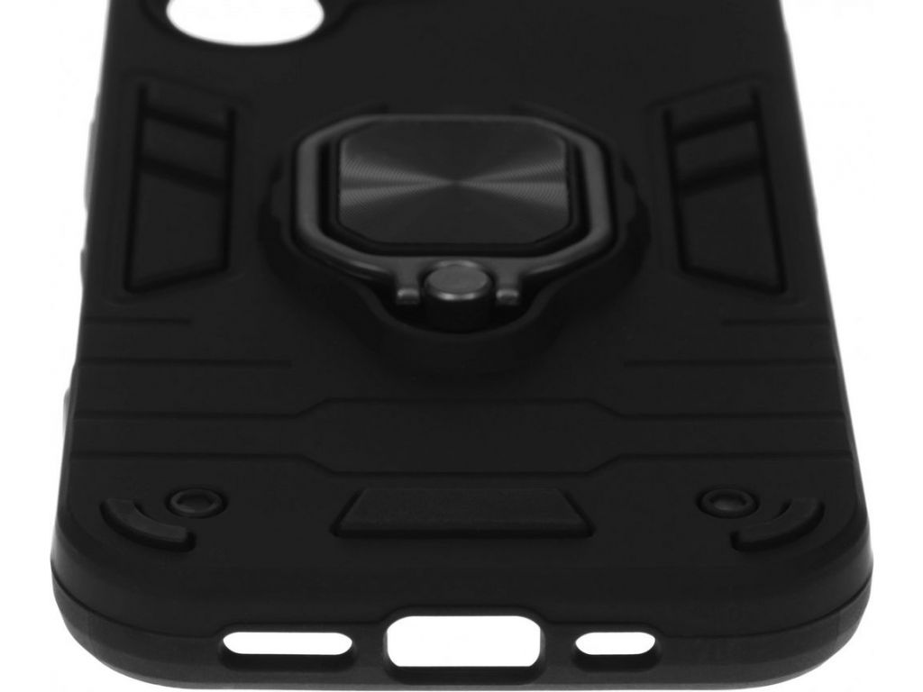 Чехол (клип-кейс) BoraSCO для Apple iPhone 16 Anti-Shok Case черный (74537)