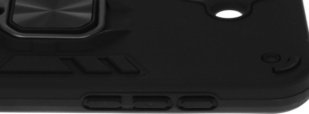 Чехол (клип-кейс) BoraSCO для Apple iPhone 16 Anti-Shok Case черный (74537)