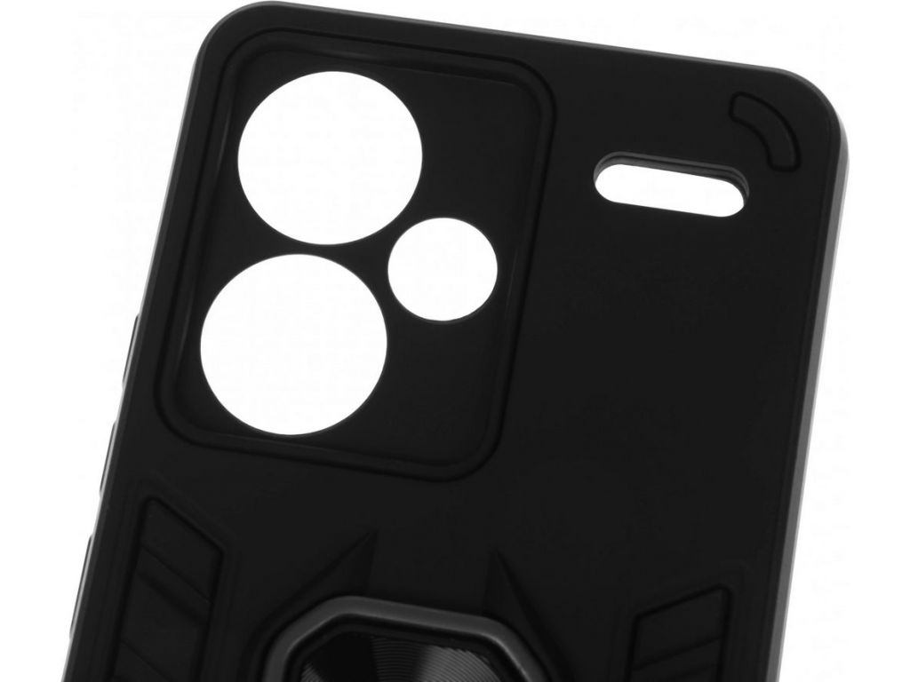 Чехол (клип-кейс) BoraSCO для Xiaomi Redmi Note 13 Pro+ Anti-Shok Case черный (52500)