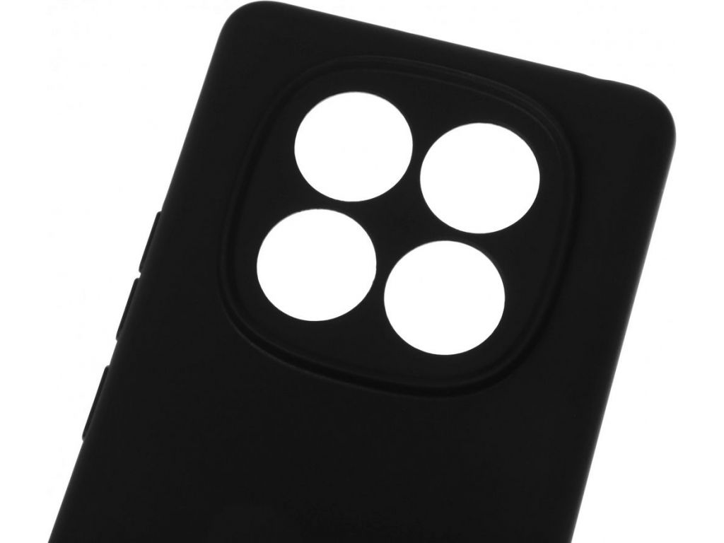 Чехол (клип-кейс) BoraSCO для Xiaomi Redmi Note 14 Pro 4G Silicone Case черный (74848)
