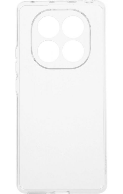 Чехол (клип-кейс) BoraSCO для Xiaomi Redmi Note 14 Pro 4G Silicone Case прозрачный (74847)