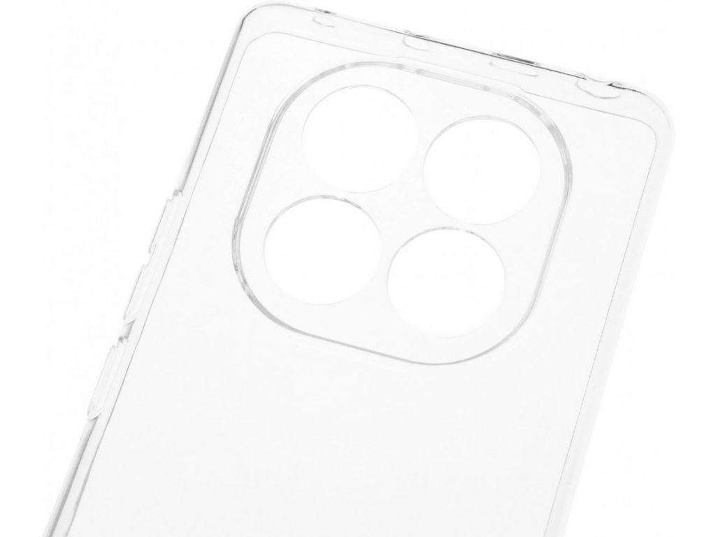 Чехол (клип-кейс) BoraSCO для Xiaomi Redmi Note 14 Pro 4G Silicone Case прозрачный (74847)