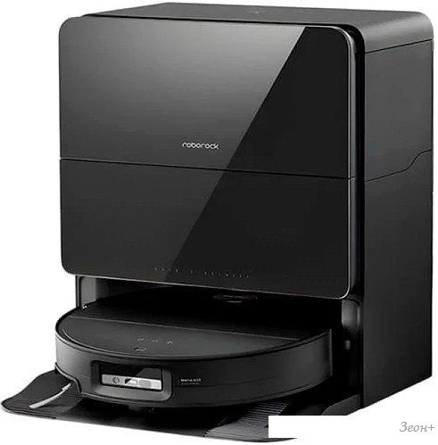 Робот-пылесос Roborock Robotic Vacuum Cleaner+Empty Wash Fill Dock S9 MaxV Ultra S90VER S9MVU52-02 (с русской озвучкой, черный)