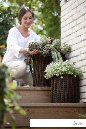 Кашпо Keter Cylinder Planter L 223947