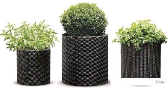 Кашпо Keter Cylinder Planter L 223947